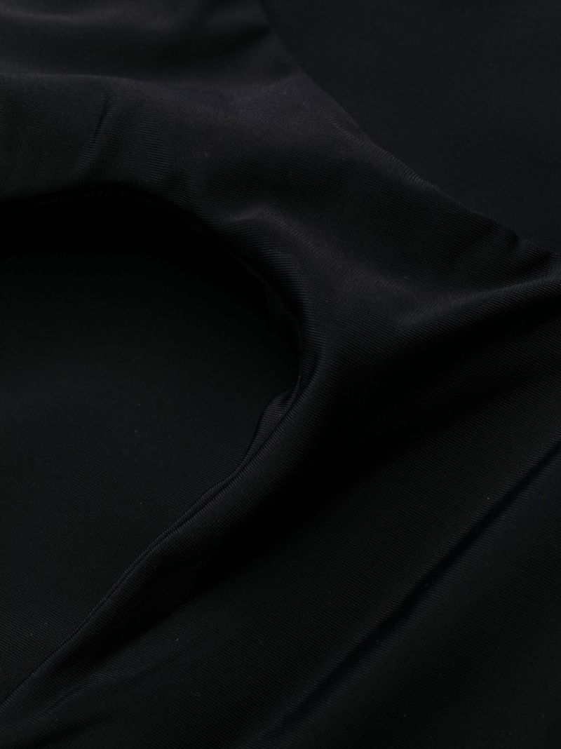 Black Carve Cut-out Swimsuit