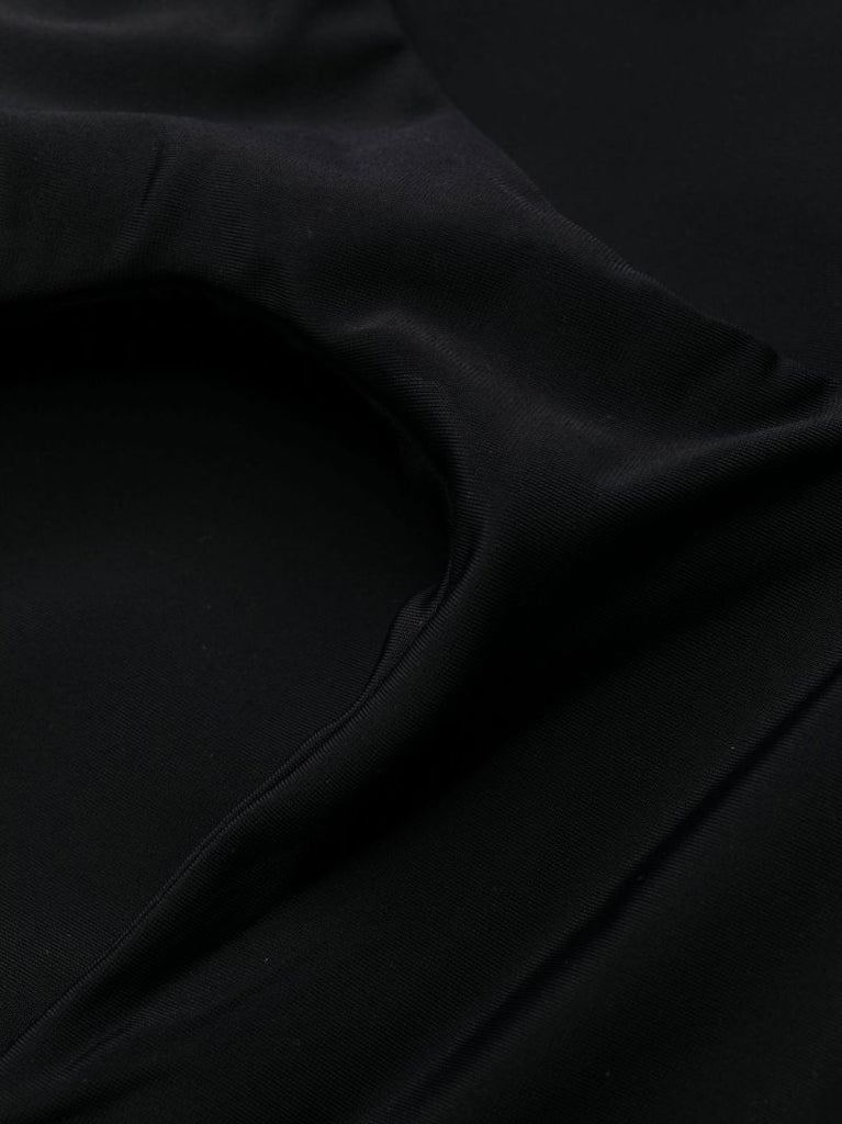 Black Carve Cut-out Swimsuit