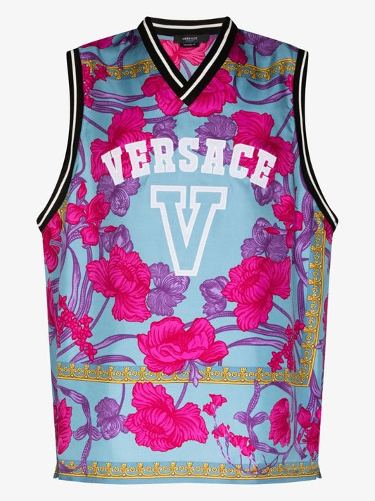 V-neck Printed Vest