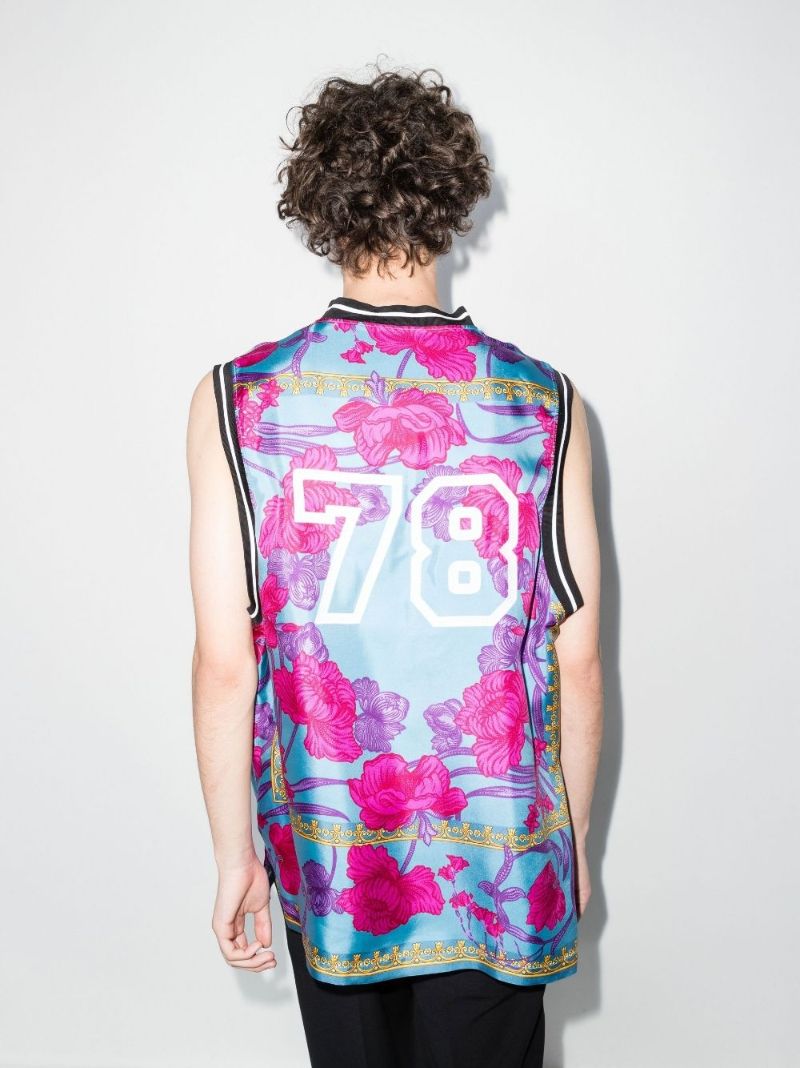V-neck Printed Vest