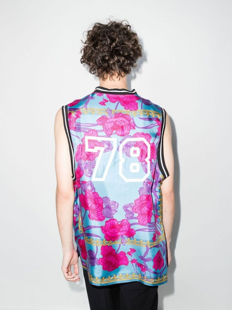 V-neck Printed Vest