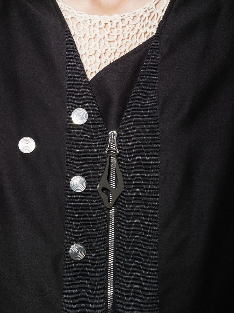 Erido Collarless Zip Jacket