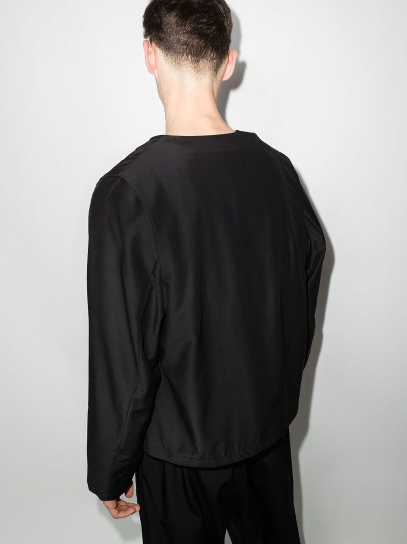 Erido Collarless Zip Jacket