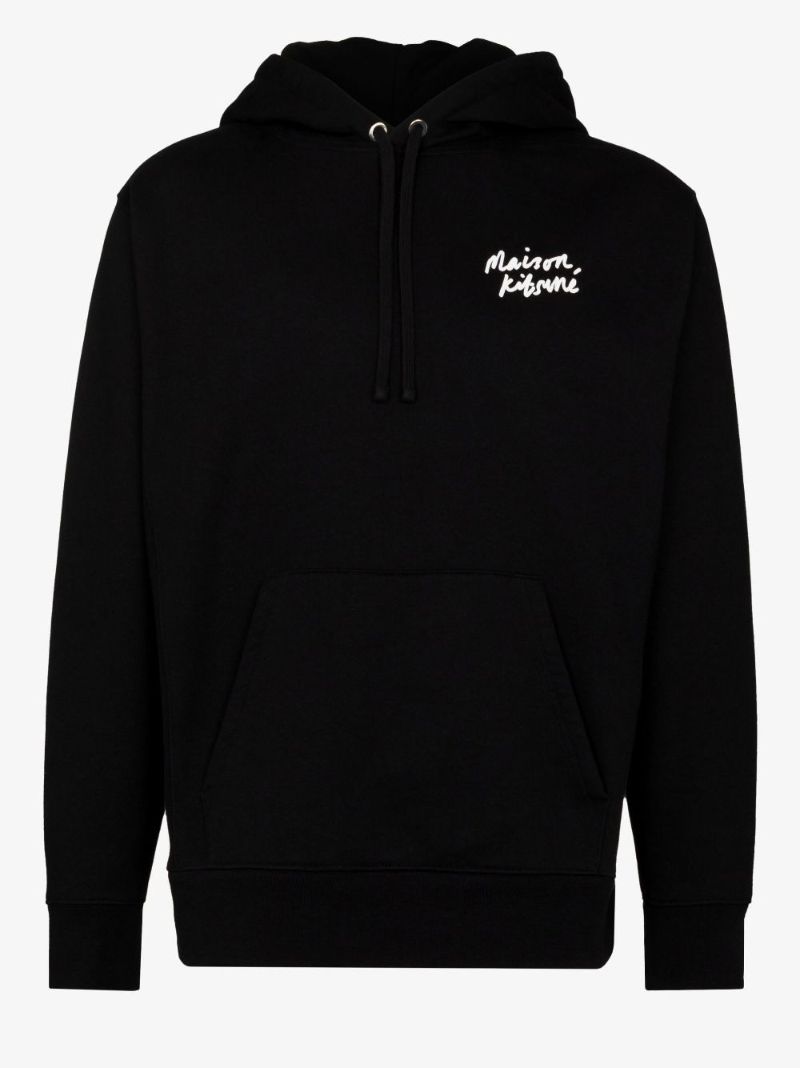 Black Mini Handwriting Hoodie