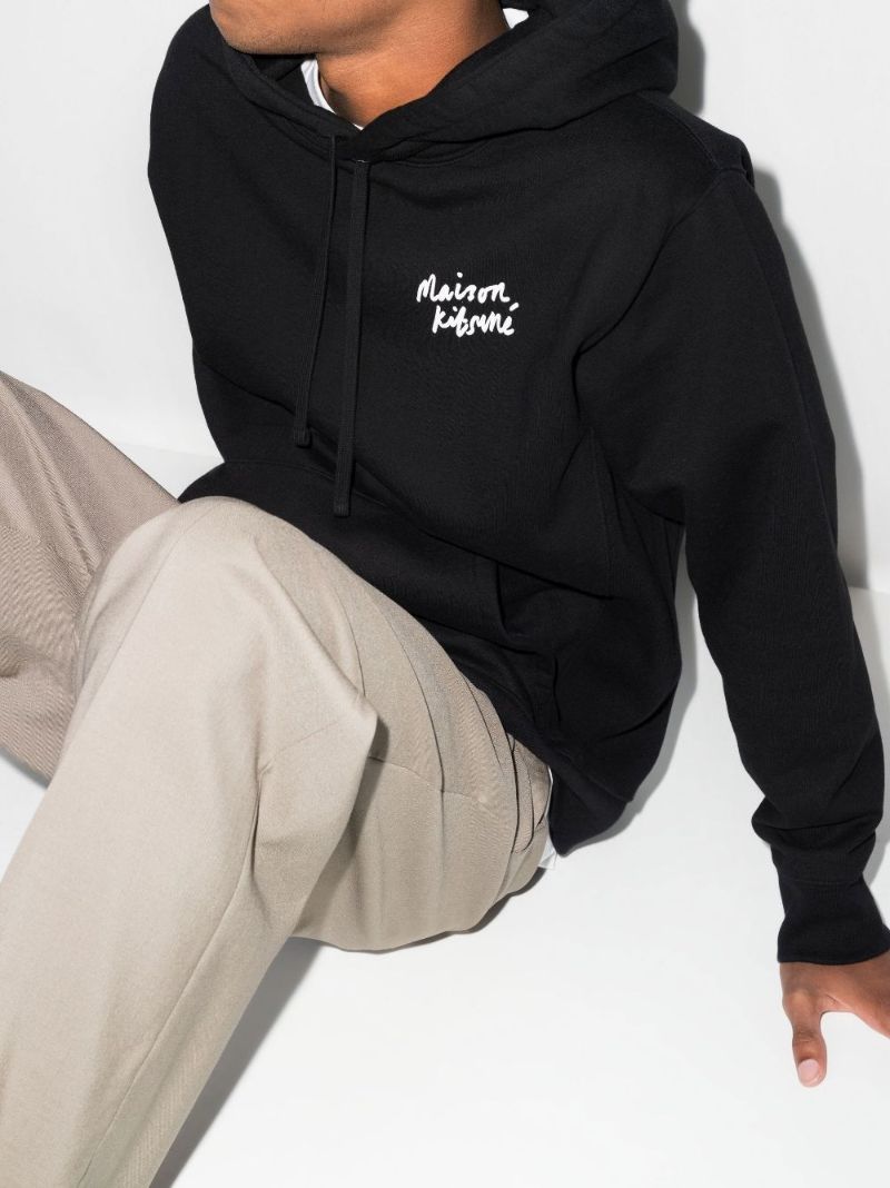 Black Mini Handwriting Hoodie
