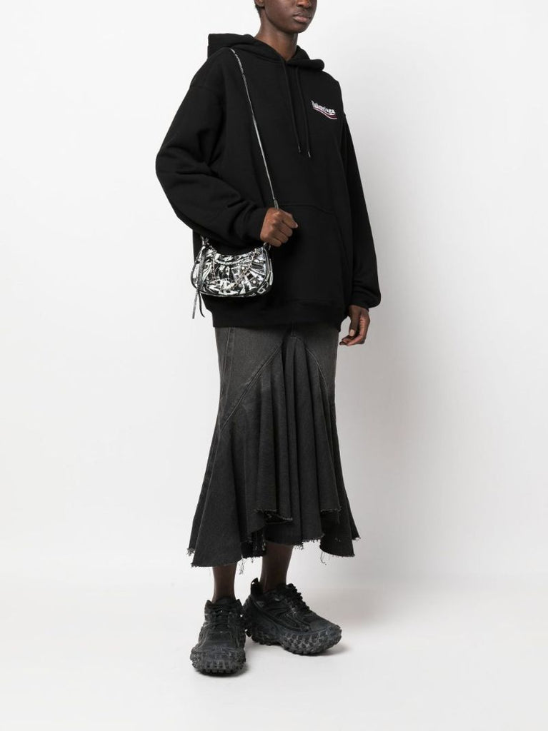 Black Le Cagole Leather Mini Bag