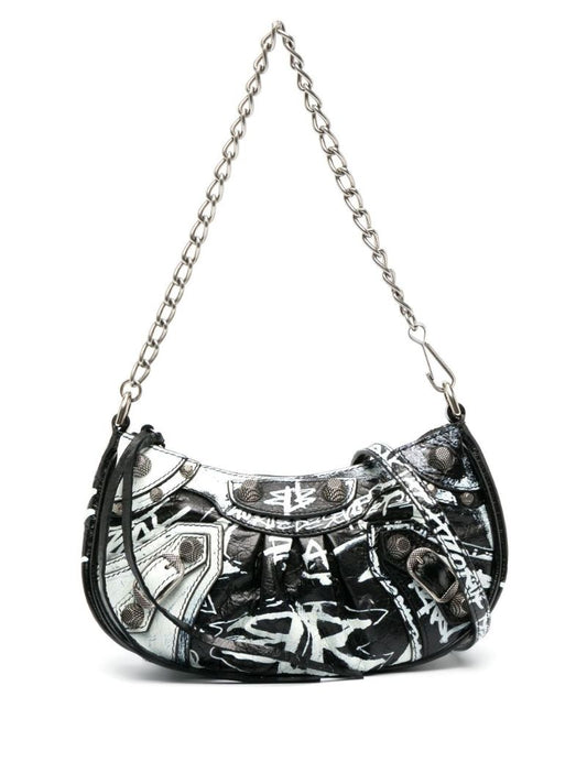 Black Le Cagole Leather Mini Bag