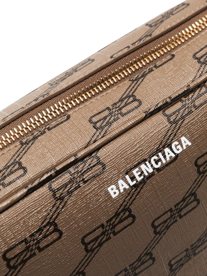 Neutral Signature Monogram Camera Bag