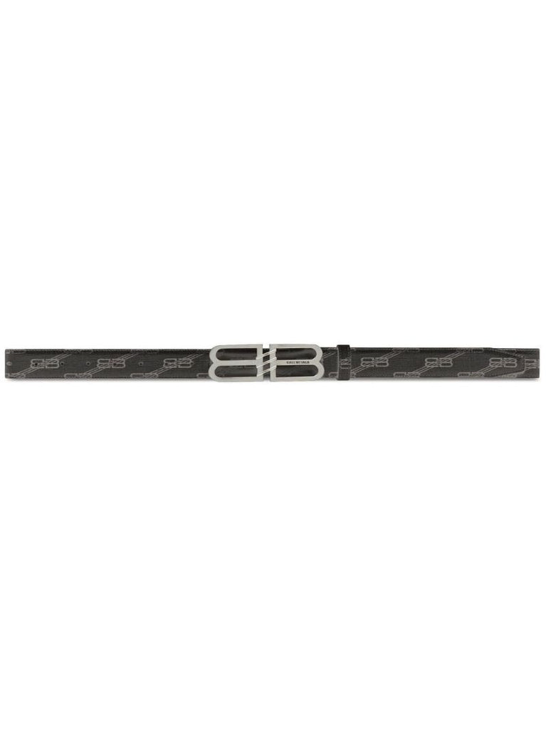 Black Bb Signature Buckle Belt