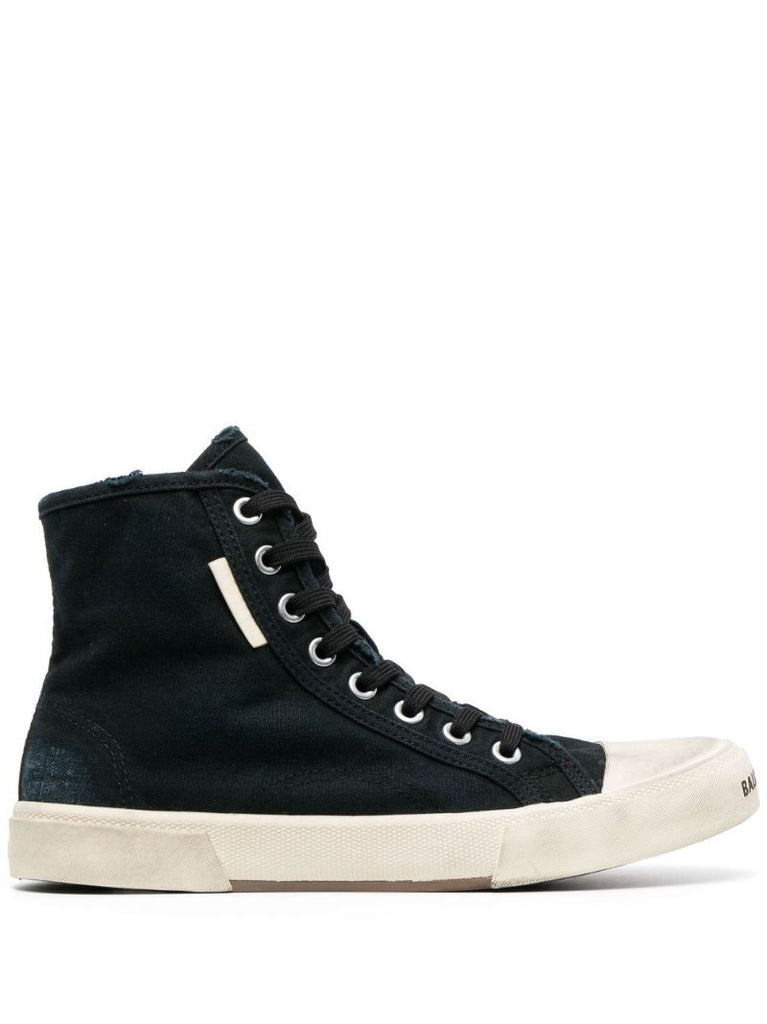 Black Paris High-top Sneakers