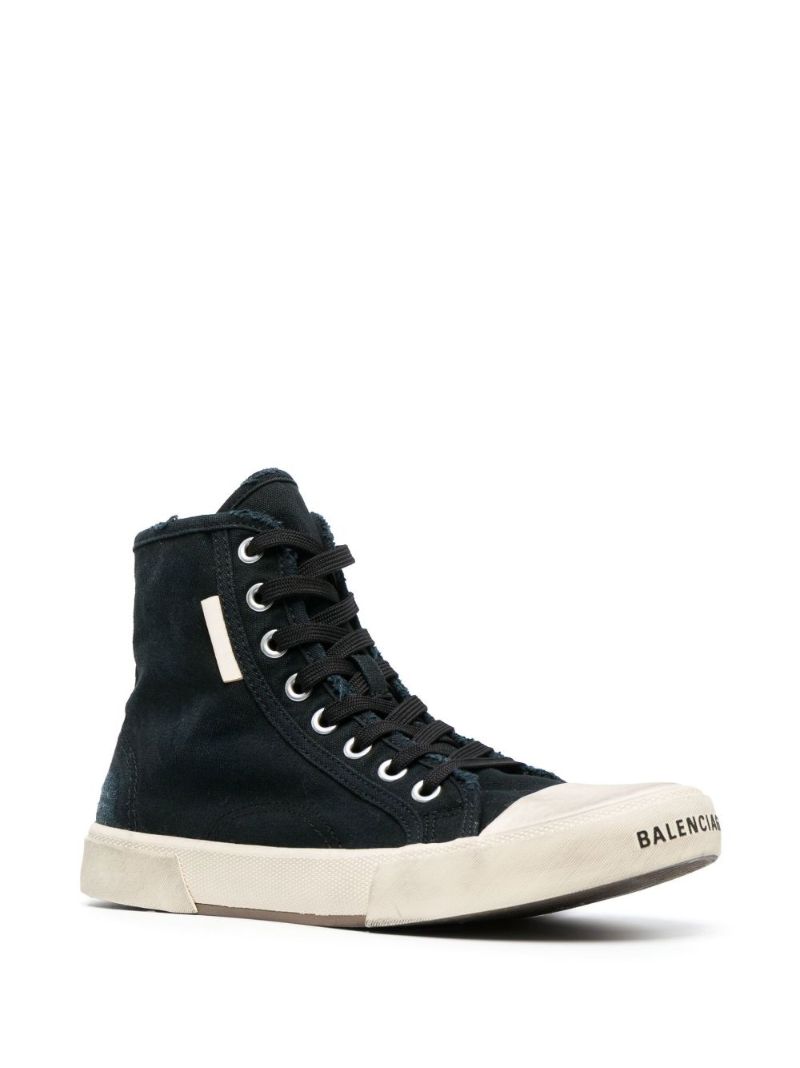 Black Paris High-top Sneakers