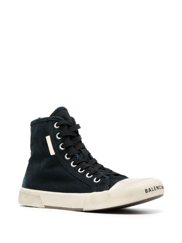 Black Paris High-top Sneakers