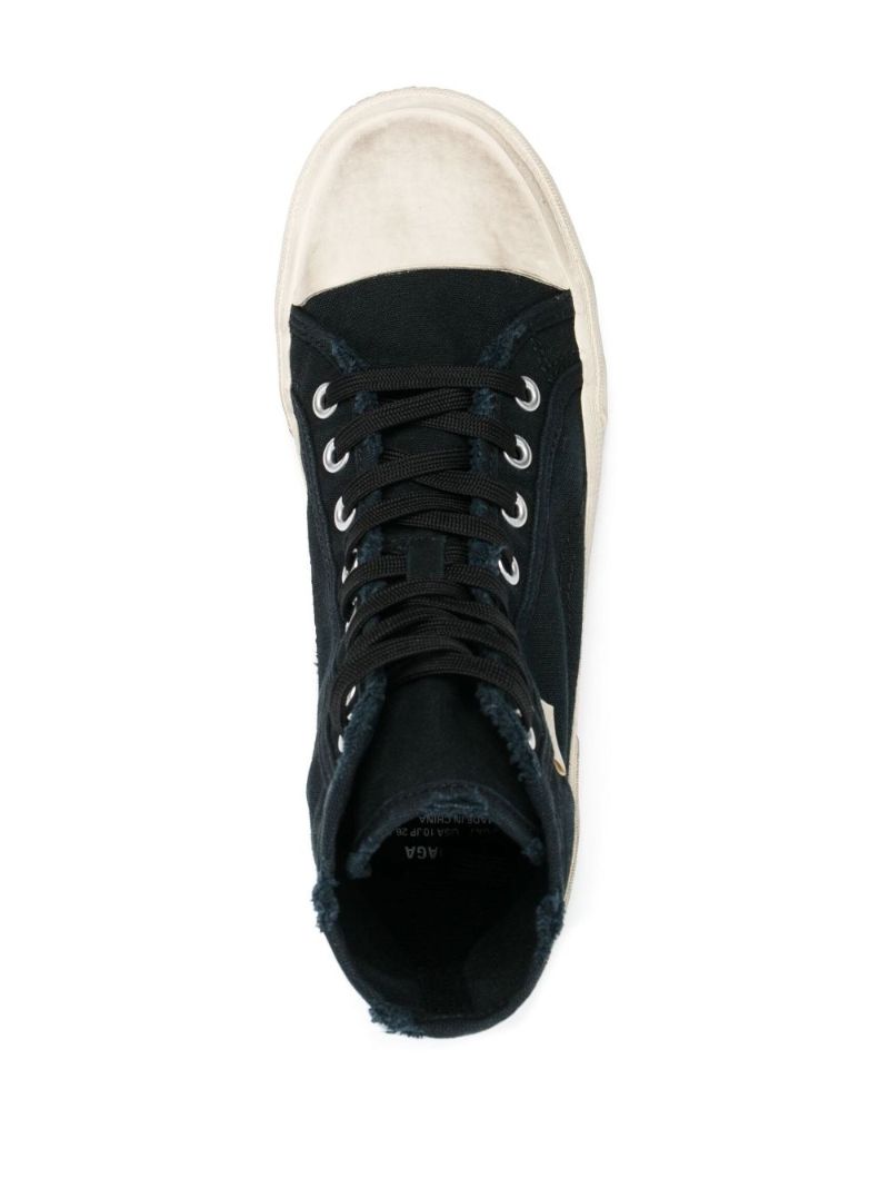 Black Paris High-top Sneakers