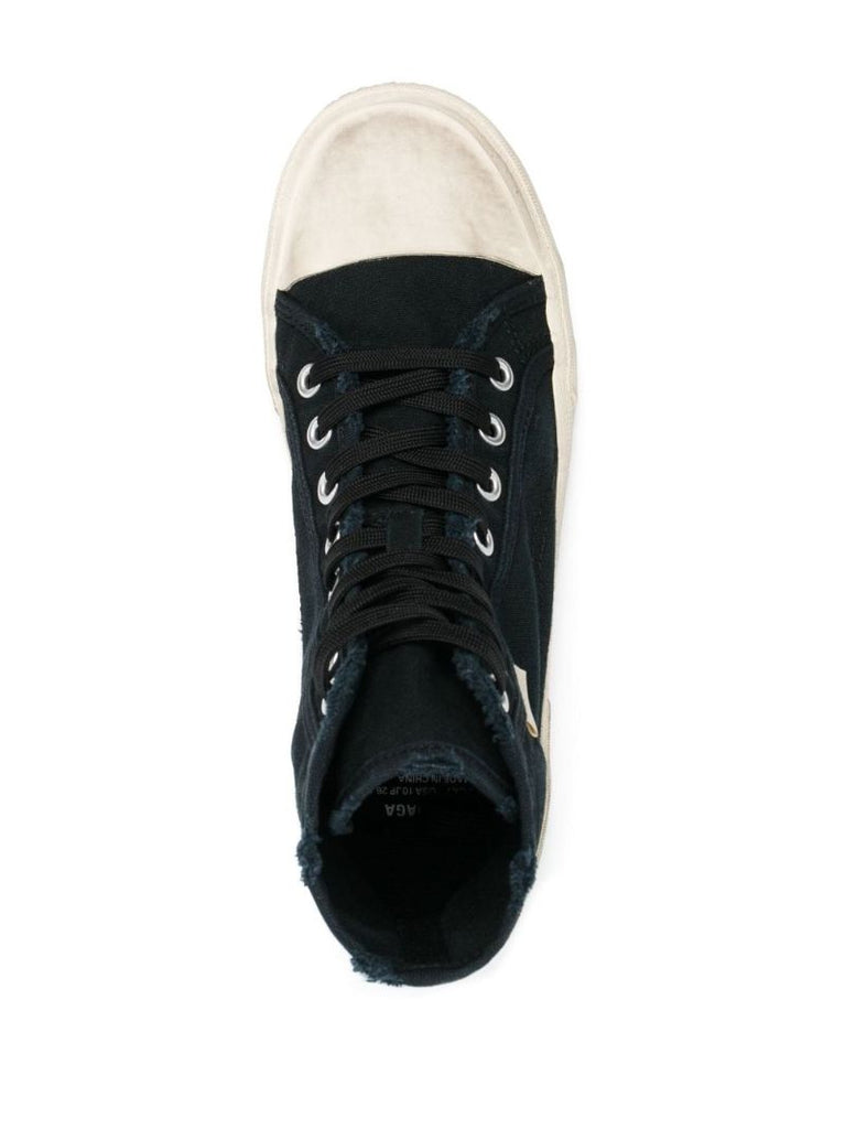 Black Paris High-top Sneakers