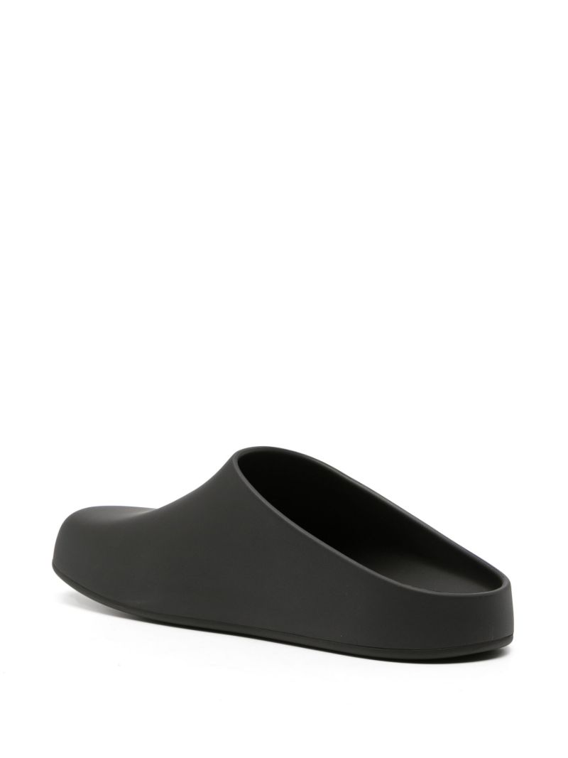 Black Logo-print Slides