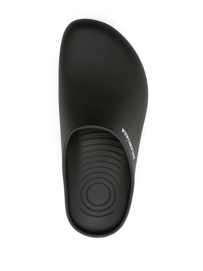 Black Logo-print Slides