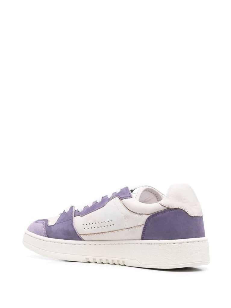 White Dice Lo Leather Sneakers