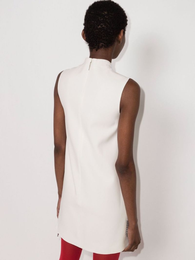 Cup-chain Mini Dress