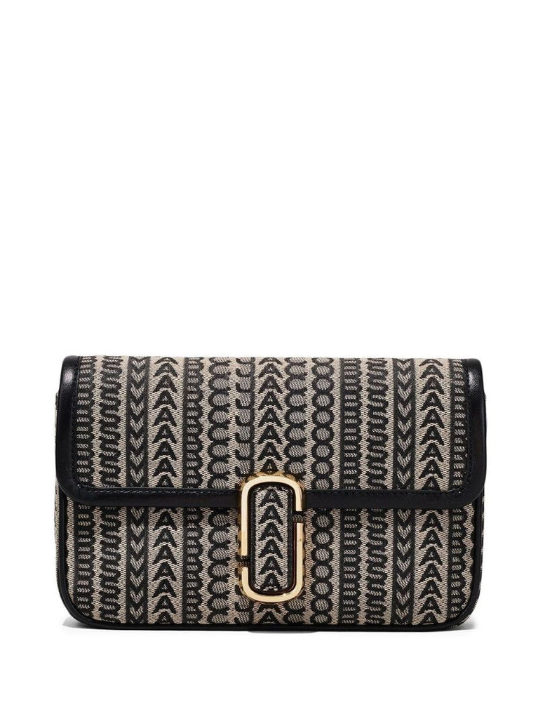 Black the Monogram J Marc Shoulder Bag
