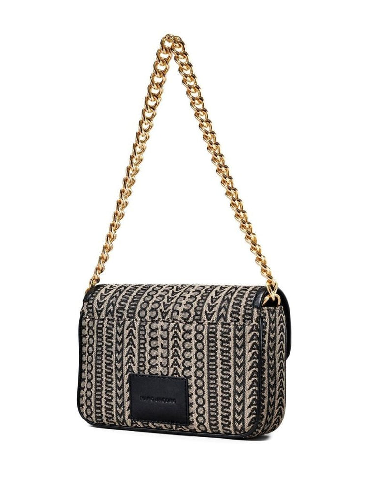 Black the Monogram J Marc Shoulder Bag