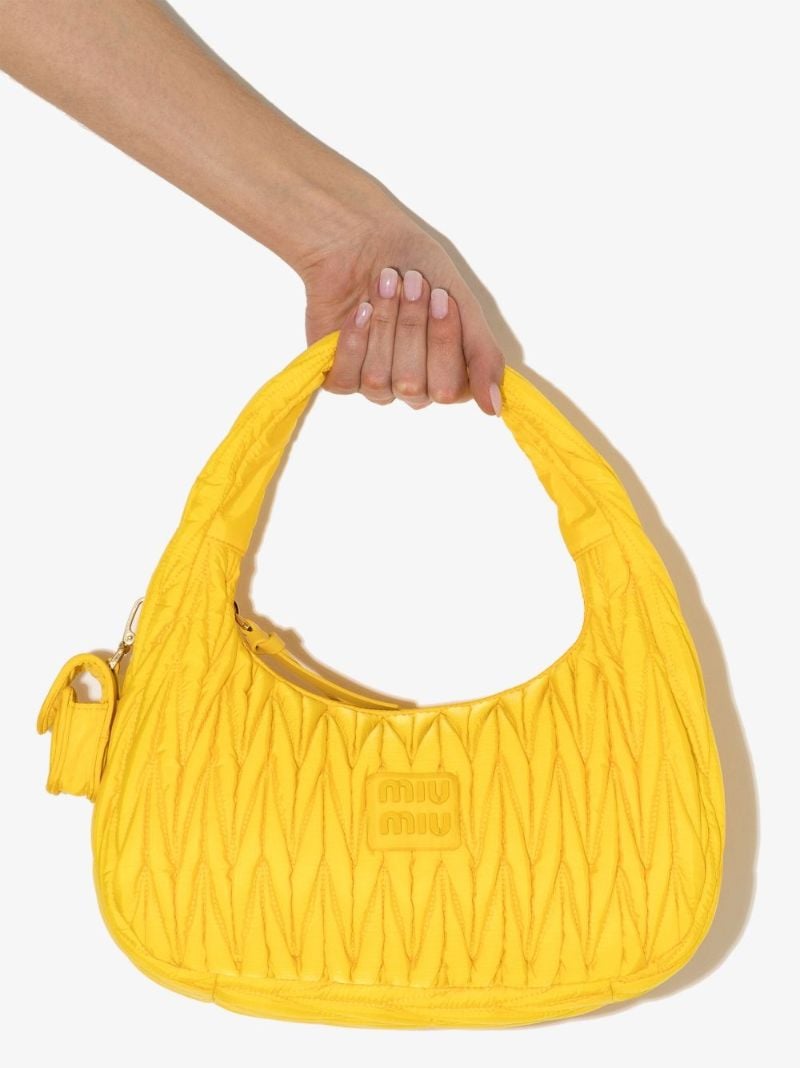Yellow Wander MatelassÃ_x0083_Â© Shoulder Bag