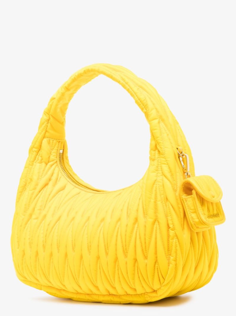 Yellow Wander MatelassÃ_x0083_Â© Shoulder Bag