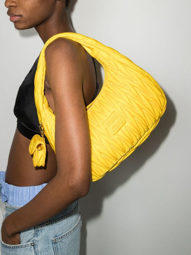 Yellow Wander MatelassÃ_x0083_Â© Shoulder Bag