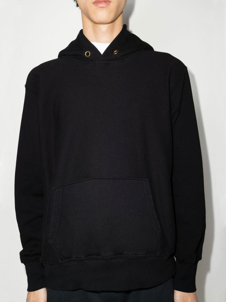 Black Cotton Hoodie