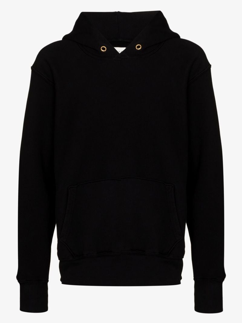 Black Cotton Hoodie