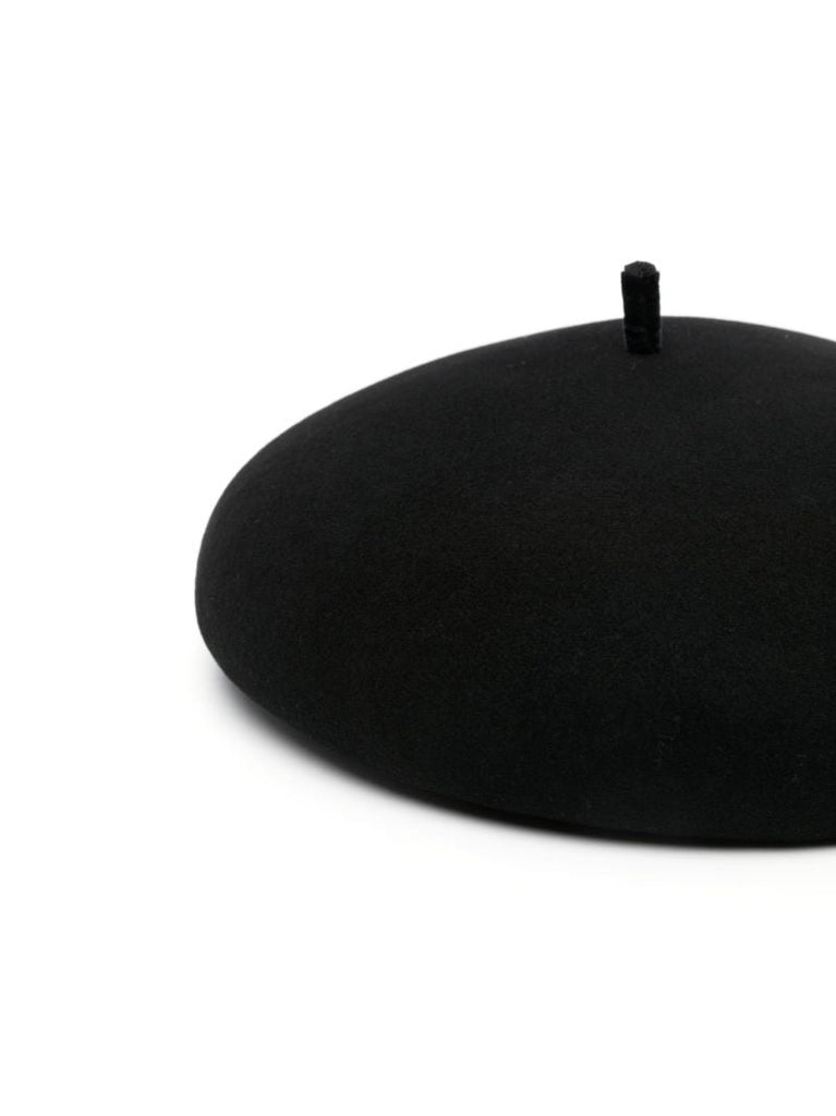 Black Finn Wool Beret