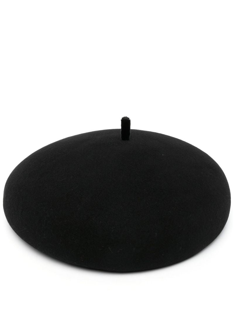Black Finn Wool Beret