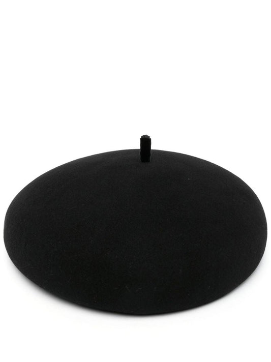 Black Finn Wool Beret