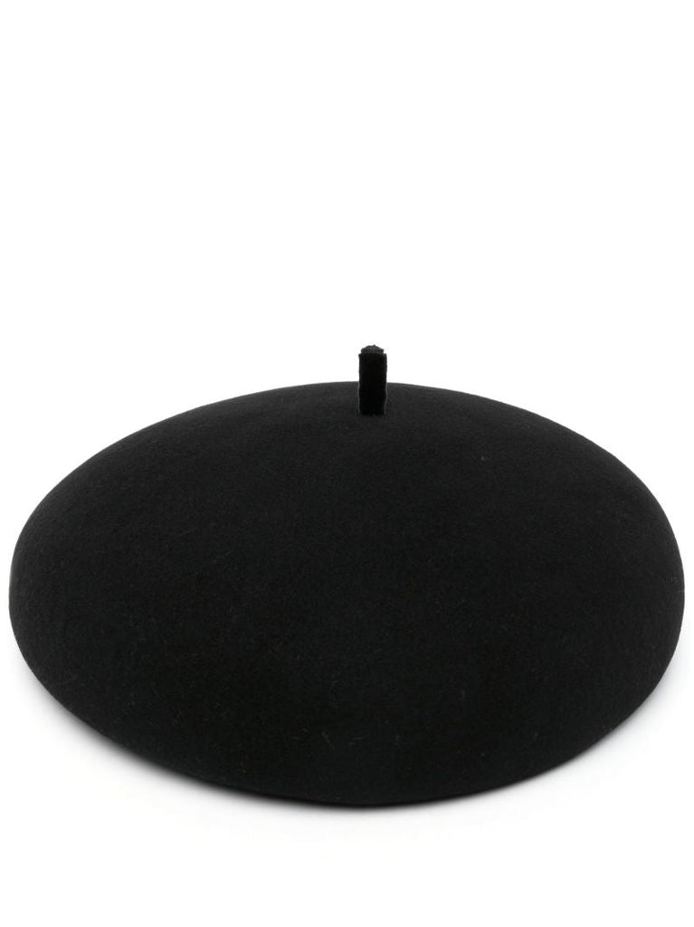Black Finn Wool Beret