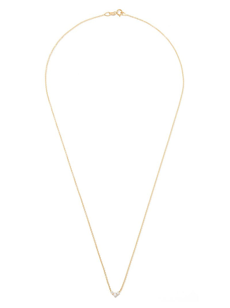 14k Yellow Gold Ã_x0083_â_x0080_°clat Three Diamond Necklace