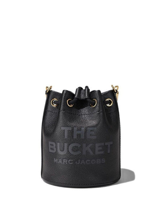 Black the Leather Bucket Bag