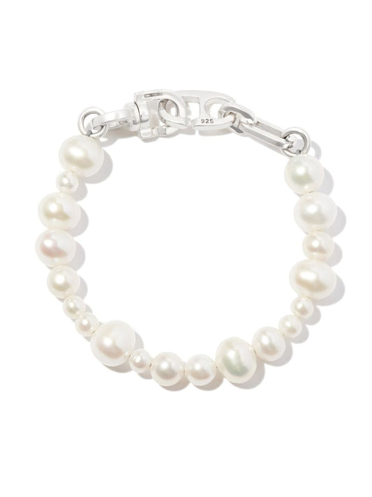 Silver-tone Reidak Pearl Bracelet