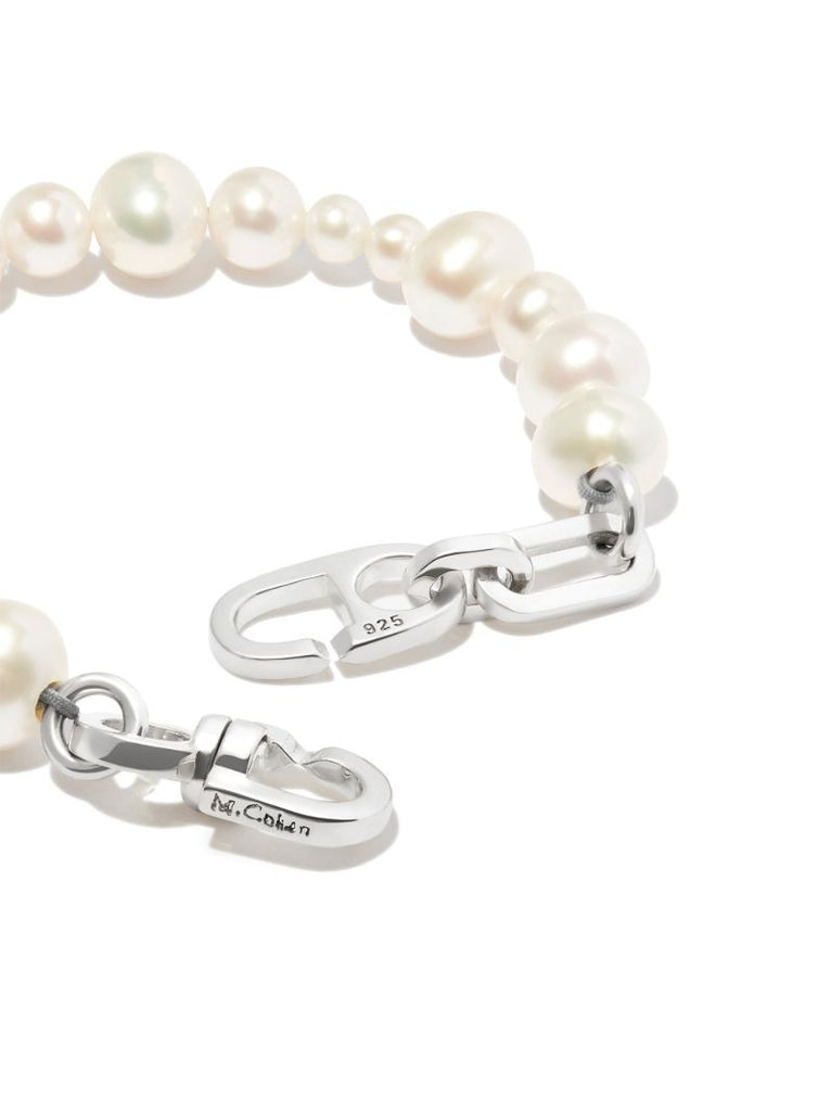 Silver-tone Reidak Pearl Bracelet