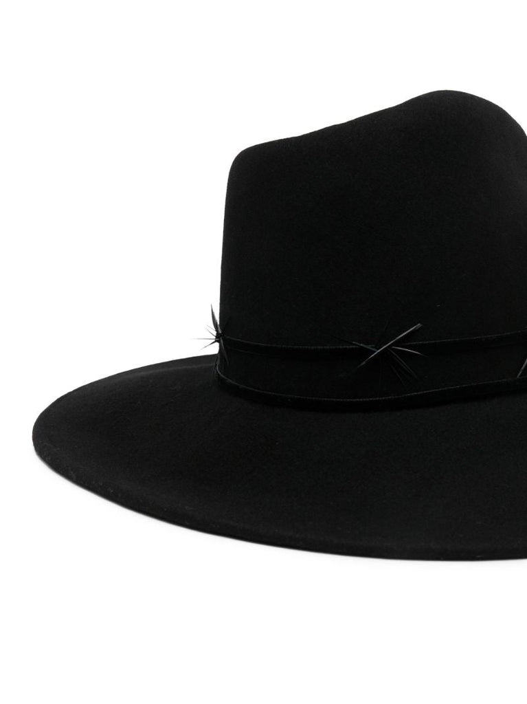 Black Drake Velour Fedora Hat