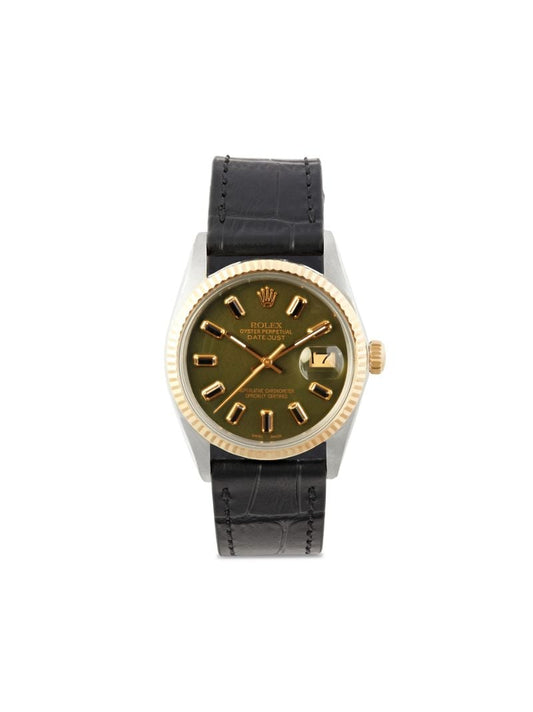 Reworked Vintage Stainless Steel Rolex Datejust Watch