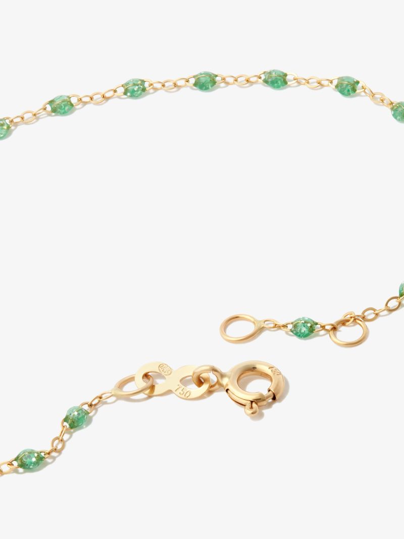 18k Yellow Gold Enamel Bracelet