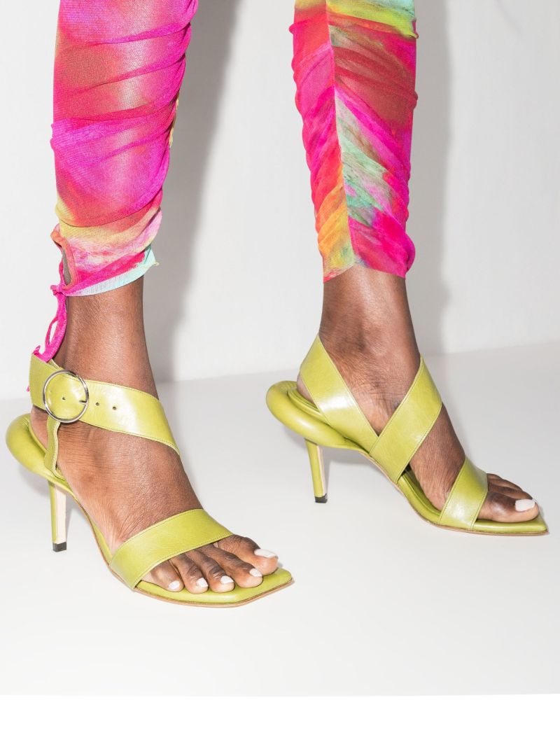 Green Cosy 100 Leather Sandals