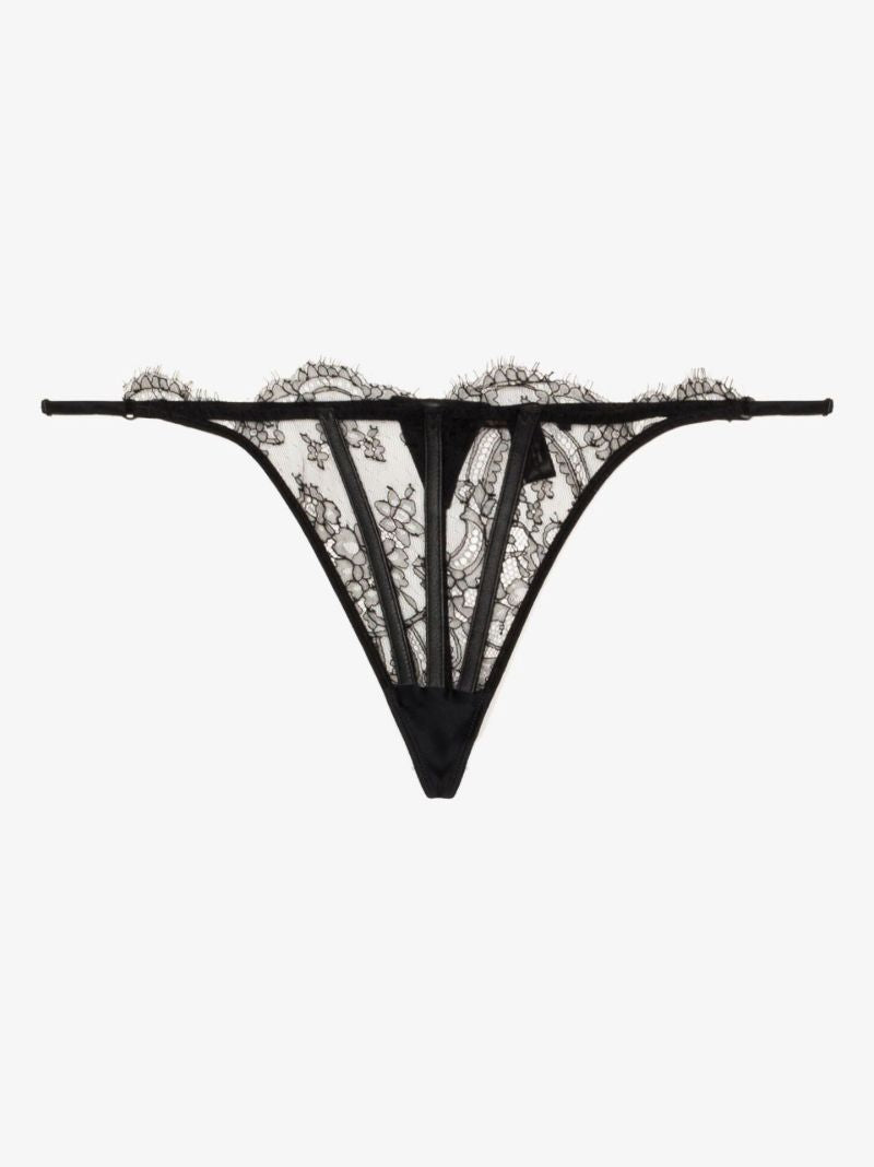 Floral Lace Thong