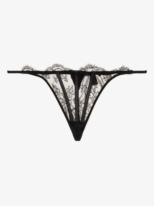 Floral Lace Thong