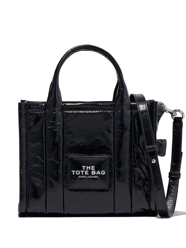 Black Mini Leather Tote Bag