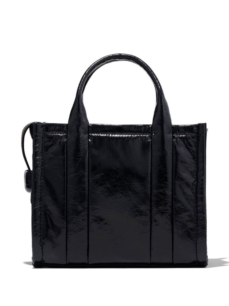 Black Mini Leather Tote Bag