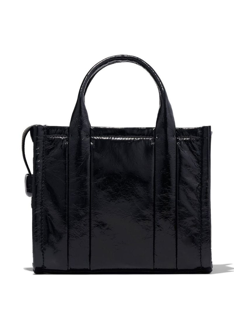 Black Mini Leather Tote Bag
