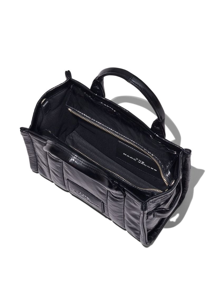 Black Mini Leather Tote Bag