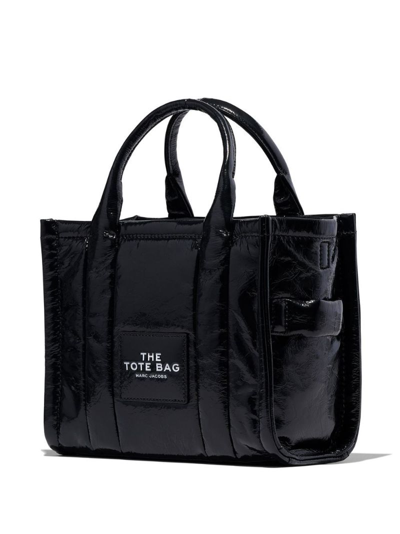 Black Mini Leather Tote Bag