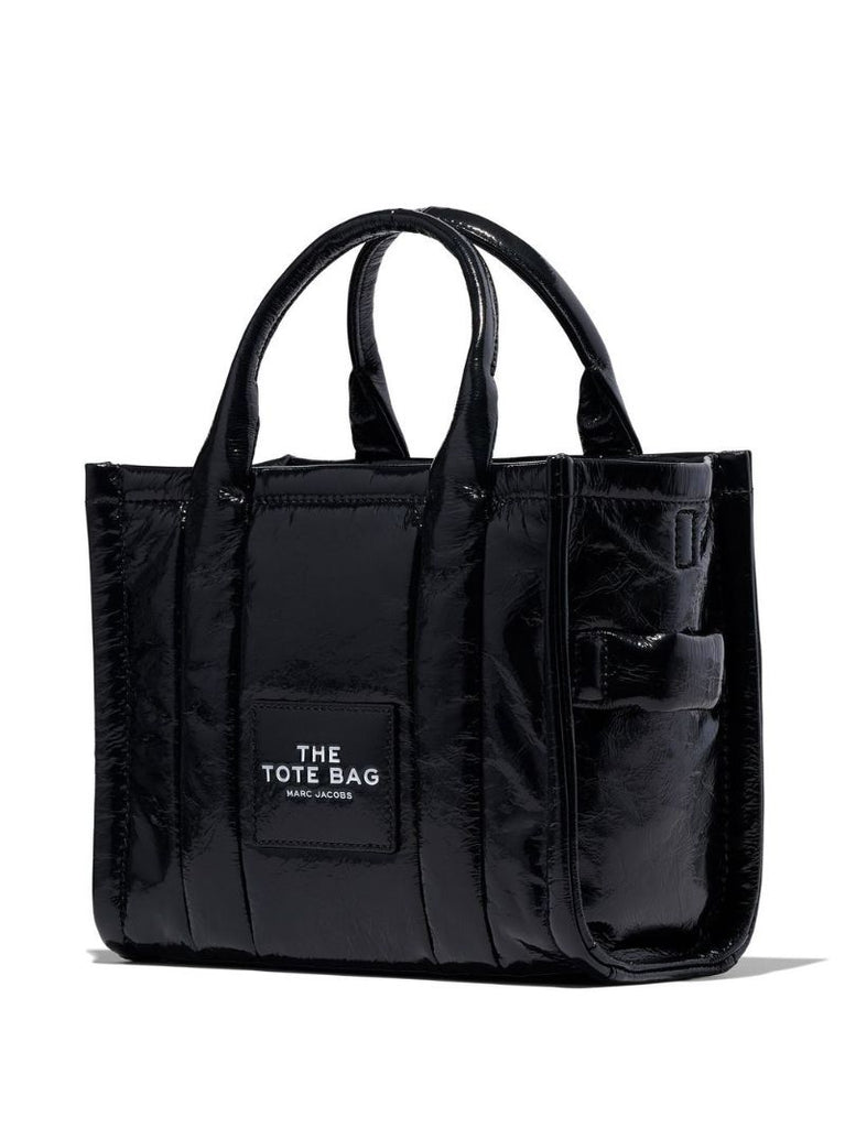Black Mini Leather Tote Bag