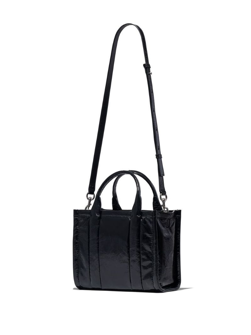 Black Mini Leather Tote Bag
